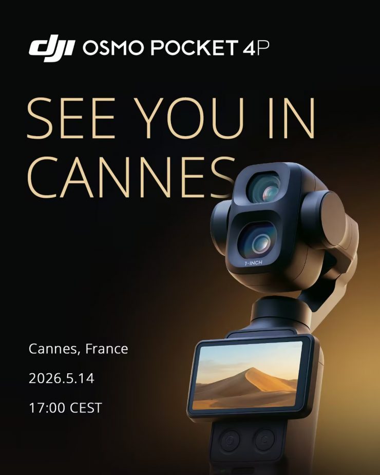 DJI Osmo Pocket 4P See you in Cannes