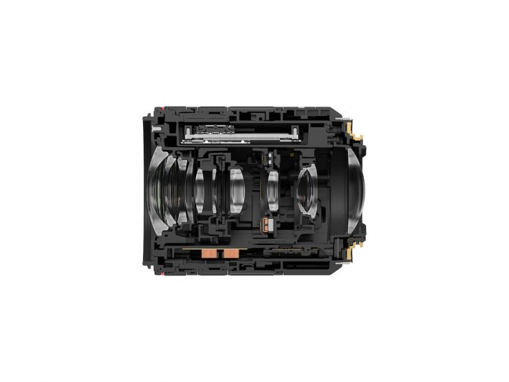 RF 20 50mm f4L IS USM PZ Cross section Side tele