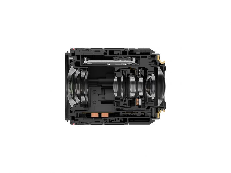 RF 20 50mm f4L IS USM PZ Cross section Side wide
