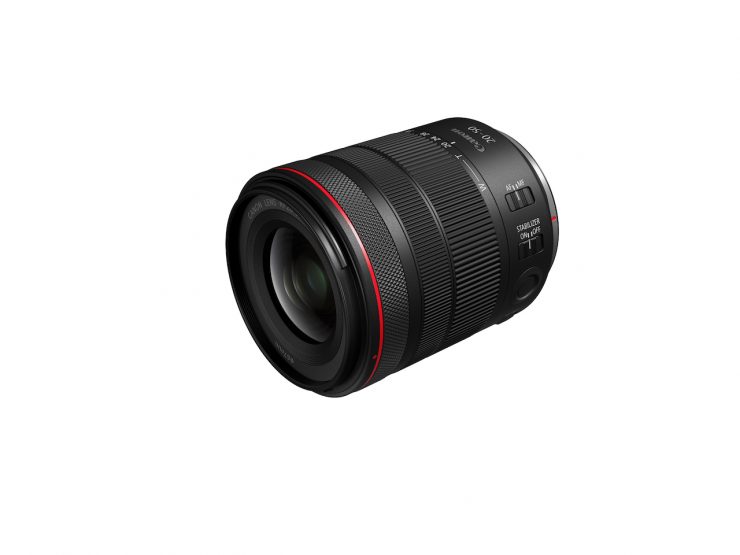 RF 20 50mm f4L IS USM PZ Front Slant