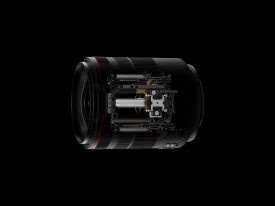 RF 20 50mm f4L IS USM PZ Perspective drawing Side