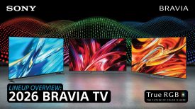 Sony 2026 BRAVIA TV Lineup Overview