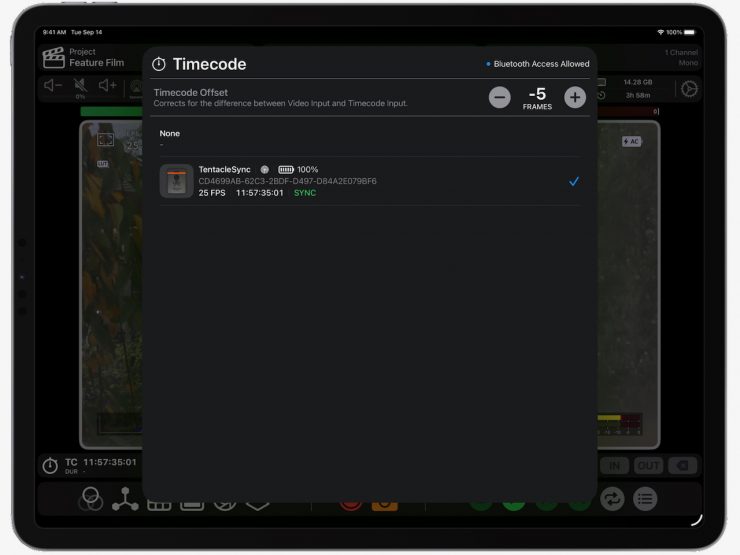 02 VideoAssist TentacleSync 1