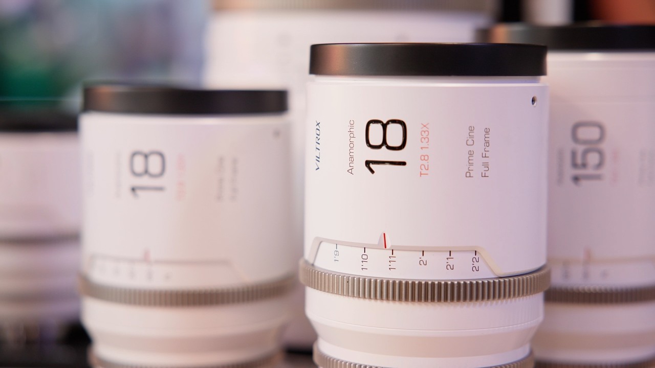 Viltrox 18mm T2.8 1.33x anamorphic lens first look at Cine Gear 2026
