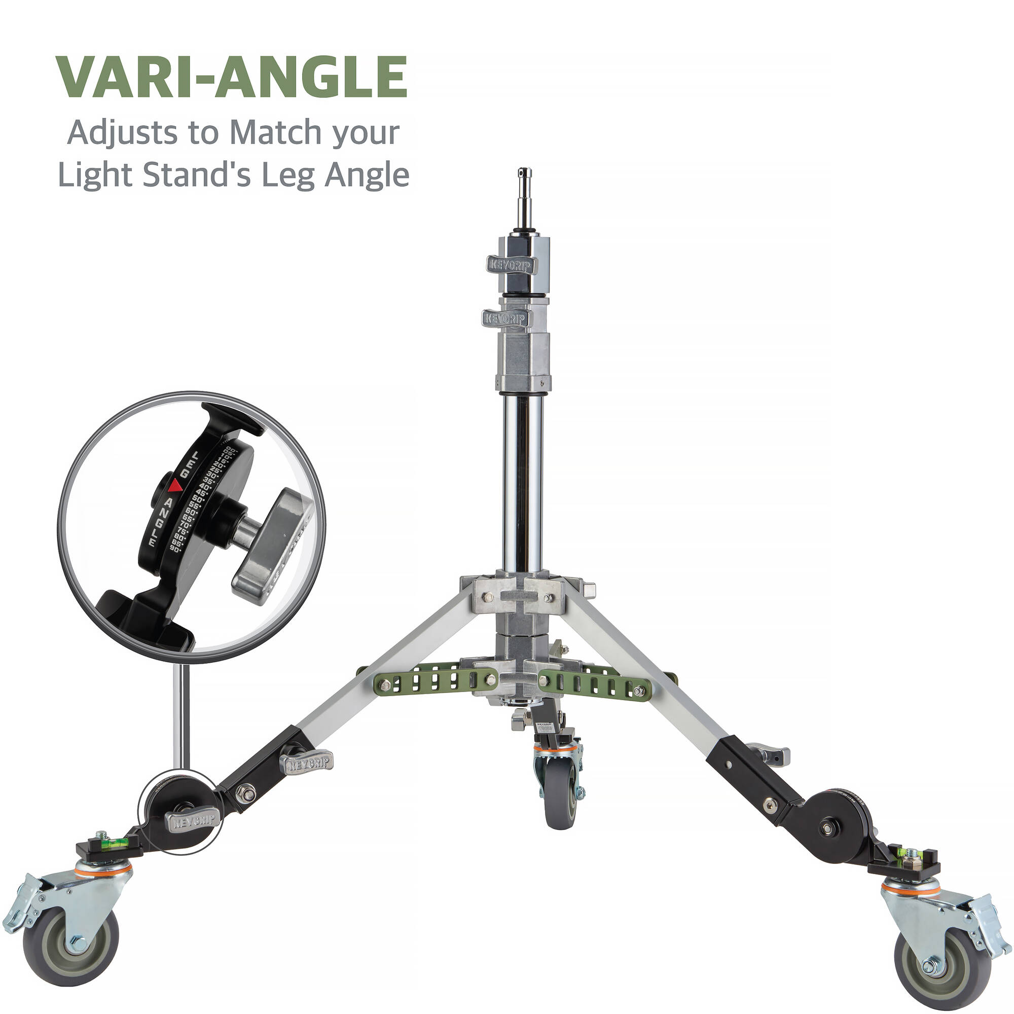 Комплект колес Impact KEYGRIP Pro Vari-Angle 4" Caster Set
