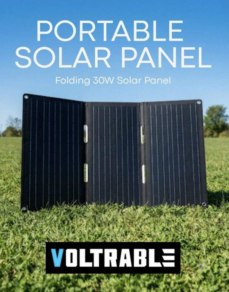CAME-TV VOLTRABLE 30W Foldable Solar Panel
