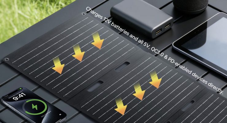 CAME-TV VOLTRABLE 30W Foldable Solar Panel