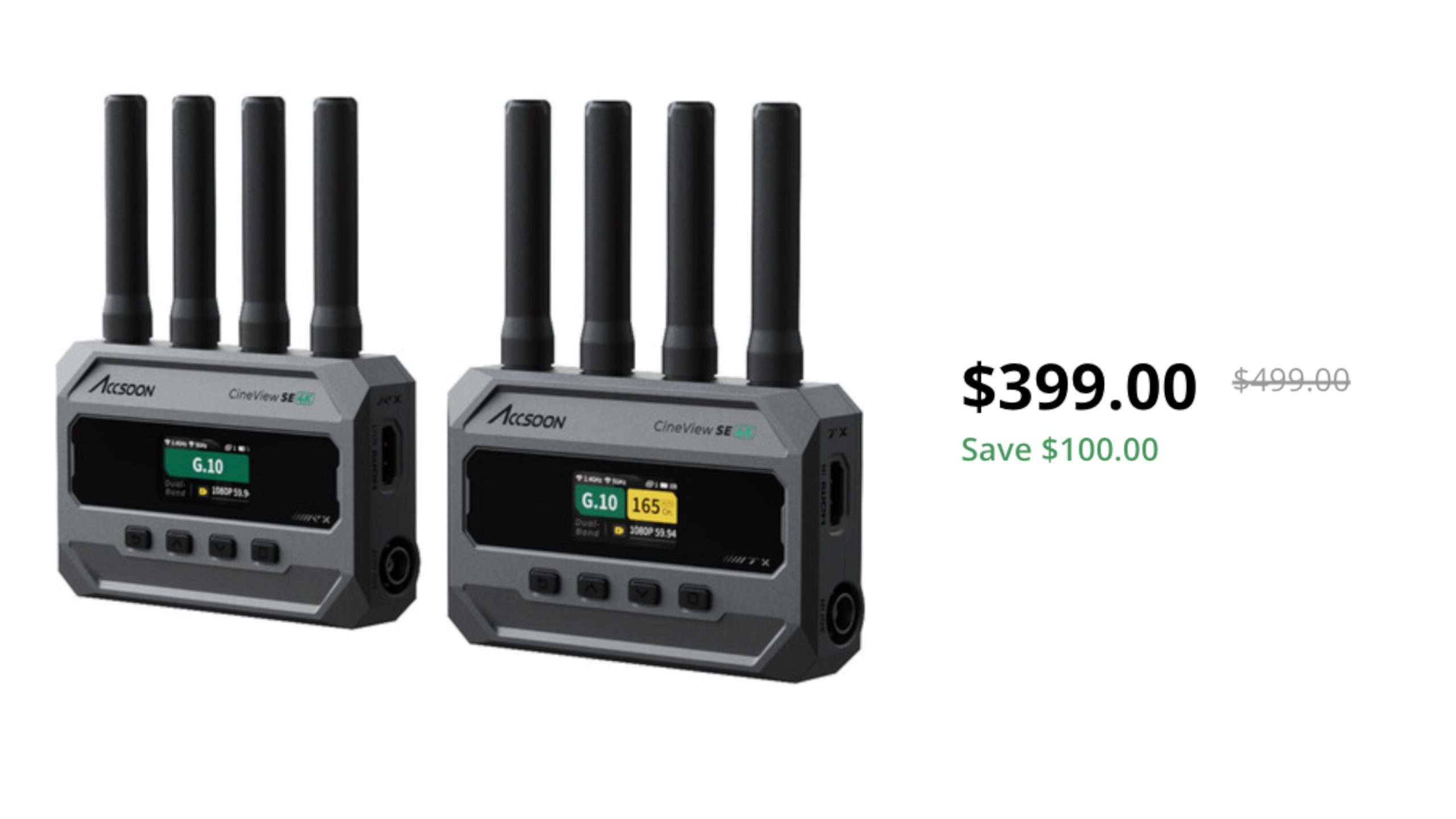 Accsoon CineView SE 4K SDI/HDMI Wireless Video Transmission System
