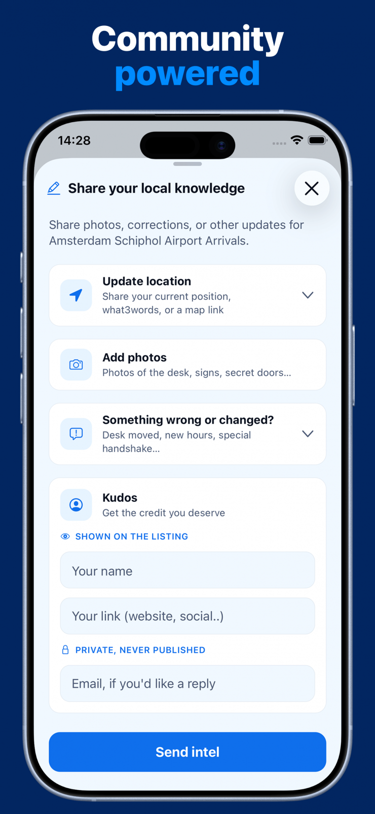 Customs Finder Screen Community 1