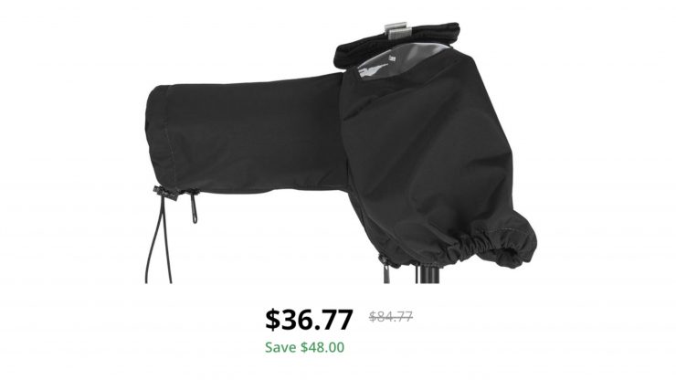 PortaBrace Rain Slicker for Mirrorless Cameras on sale for $36.77 USD