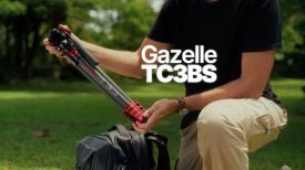 iFootage Gazelle TC3BS Ultra Light Carbon Fiber Travel Tripod