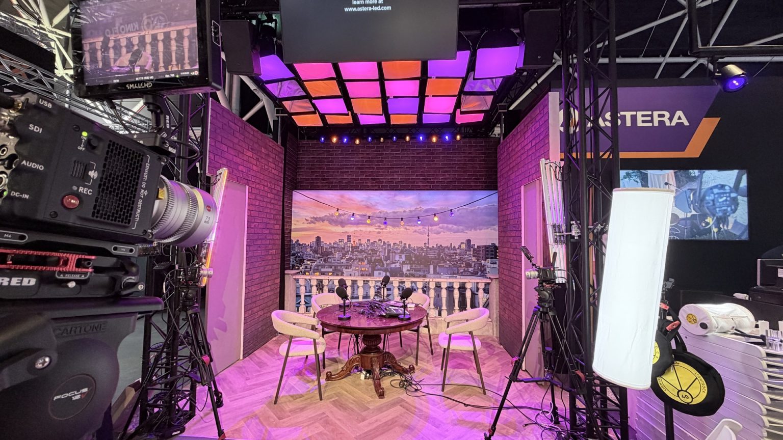 Demo Rig Astera's IBC 2026 Multi-Set Demo: Three Fixtures, Three Looks, One ...