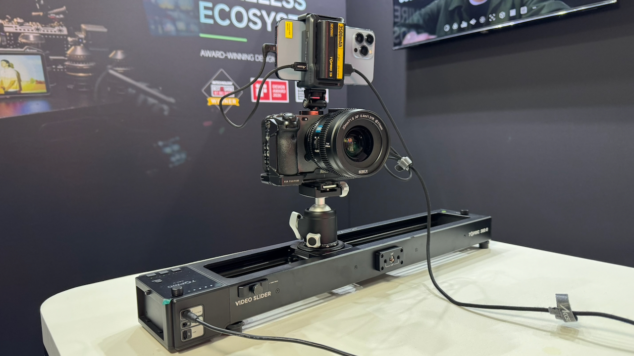 Accsoon TopRig S60 II Motorized Slider first look at IBC 2026