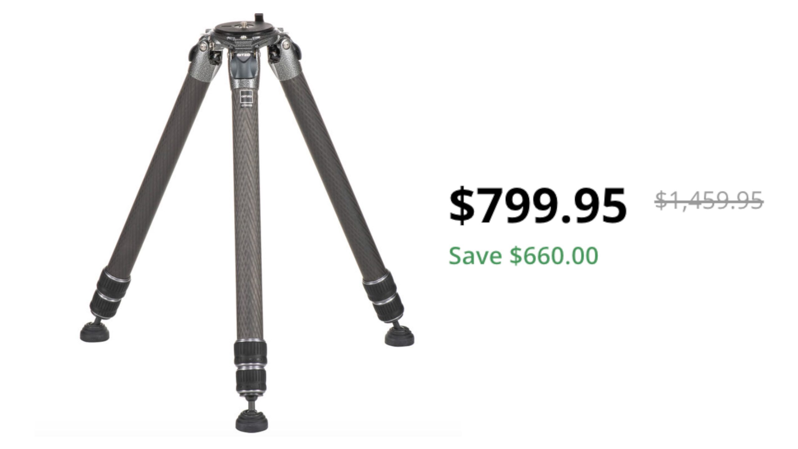 Save $660 USD on the Gitzo GT5533S Systematic Series 5 Carbon