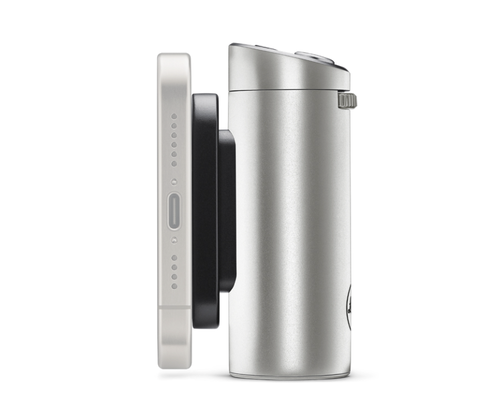 Элементы управления и диск настройки на хвате Leica LUX Grip Silver