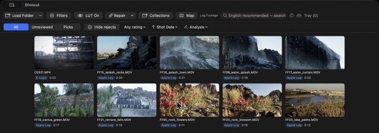 divecut library