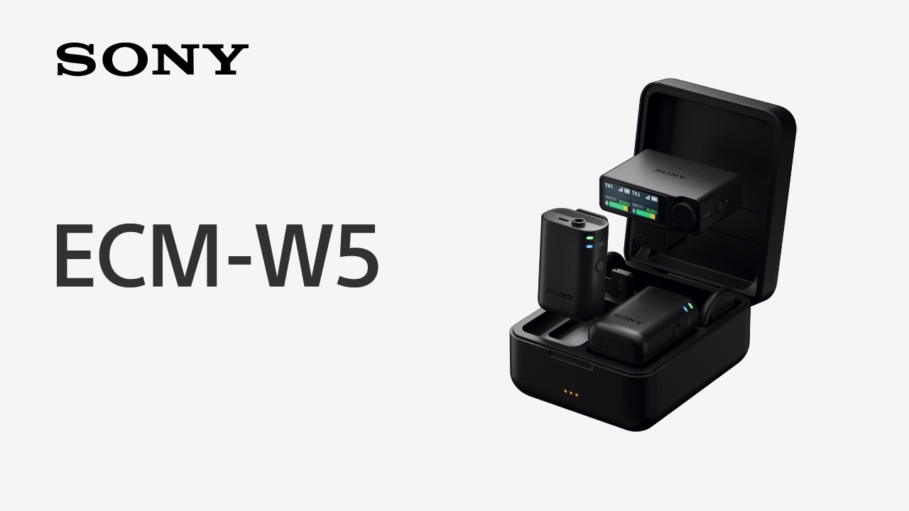 Introducing Wireless Microphone ECM W5 Sony Accessory