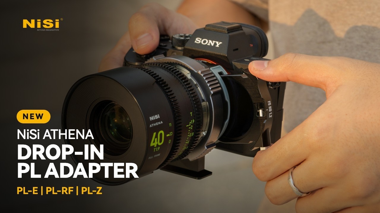 NiSi ATHENA Drop In Filter PL Mount Adapters One Filter Set for Every PL Lens
