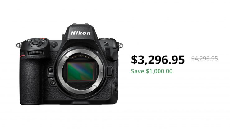 Save $1,000 USD on the Nikon Z8 Mirrorless Camera